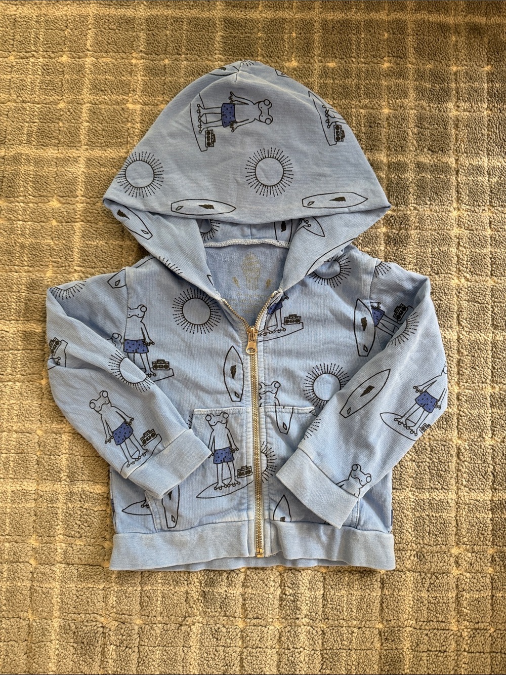 Ice Cream Castles 12-18 MO Zip Sweatshirt